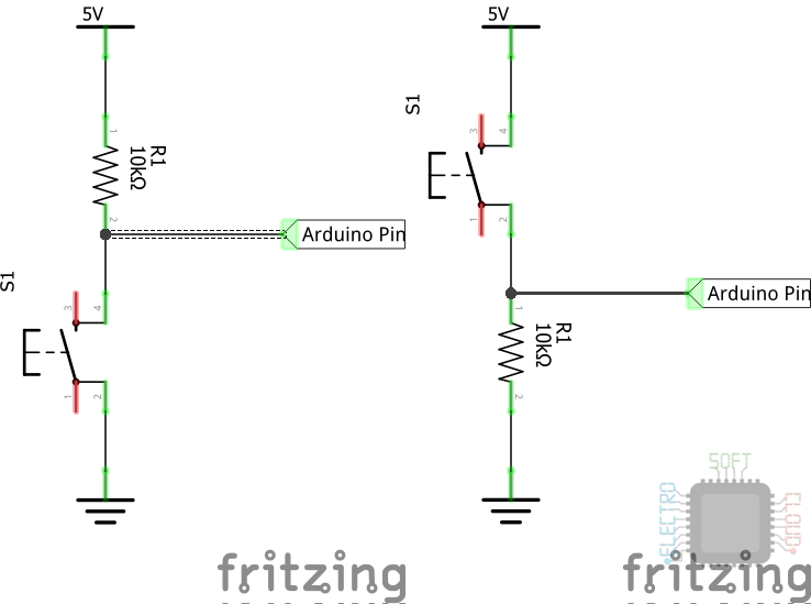 Read more about the article Pull-up and pull-down resistors on Arduino